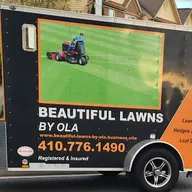 Beautiful lawns by ola logo