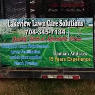 LAKEVIEW LAWNCARE SOLUTIONS BY DAMIAN logo