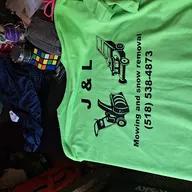J& L mowing and snow removal logo