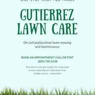 Gutierrez lawn care logo