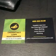 Credentials Lawn Maintenence & Landscaping logo