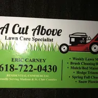 A Cut Above Lawn Care Specialists logo