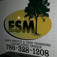 ESM LAWN SERVICE & TREE SERVICE LANDSCAPING DESIGN logo