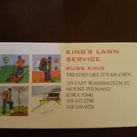 Kings lawn service logo
