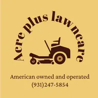 Acre plus lawncare logo