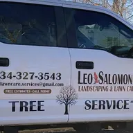 Leo Salomon's landscaping & lawn care logo