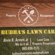 Bubba's Lawn and More logo