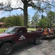 MJ Mowing logo