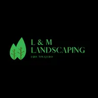L&M Landscaping and lawn care. logo