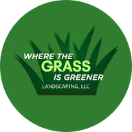Landscaping/Lawn Care Where The Grass Is Greener logo