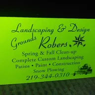 Landscaping & Design Grounds Robers. logo
