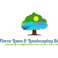 Flores lawn & landscaping services logo