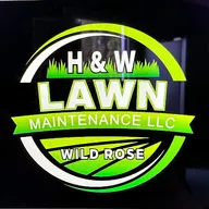 H & W Lawn Maintenance logo