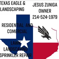 Texas Eagle & landscaping logo