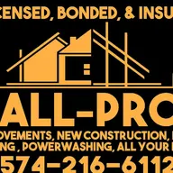 ALL PRO - HOME IMPROVEMENTS - ALL YOUR HOME NEEDS . OWNER PHILLIP KONIECZNY. logo