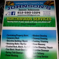 Johnson's Northwoods services Hayward Wisconsin logo