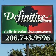 Definitive Landscapes & Concrete logo