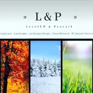 Level Up and Prevail landscape logo