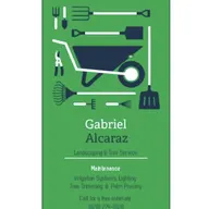 Gabriel's Landscape and Tree Service logo