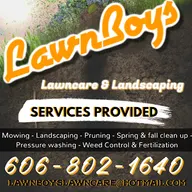 Lawnboys lawn care, llc logo