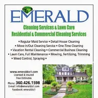 Emerald Cleaning Services & Lawn Care logo