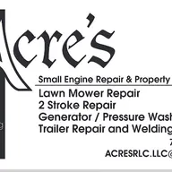 Acre's Small engine repair and propery maintenance logo