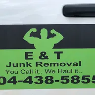 E&T Junk Removal logo
