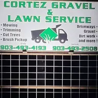 CORTEZ GRAVEL & LAWN SERVICE logo