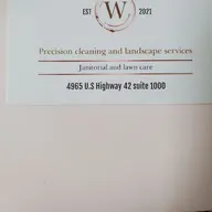 Precision cleaning and landscape services llc logo