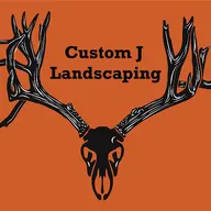 Custom J Landscaping logo