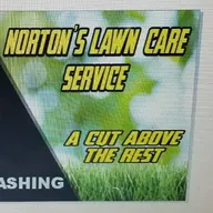 Norton's Lawncare service logo