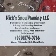 Nick's Snowplowing LLC logo