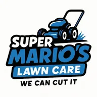 Super Mario's Lawn Care logo