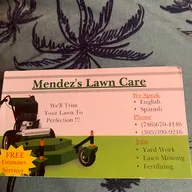Mendez's Lawn care logo