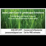 Joe's lawn care logo
