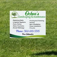 Ochoa's Landscape and maintenace logo