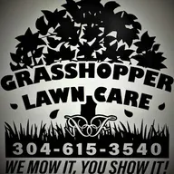 Grasshopper lawn care logo