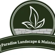 Paradise landscaping and maintenace logo