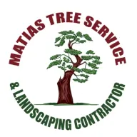 Matias tree service and landscape contractor logo