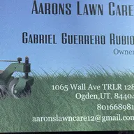 Aarons Lawn Care logo