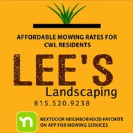 Lee's Landscaping logo