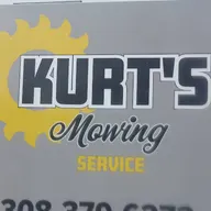 Kurt's mowing service logo