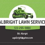 Albright lawn service logo
