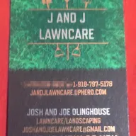 J and J lawn care logo